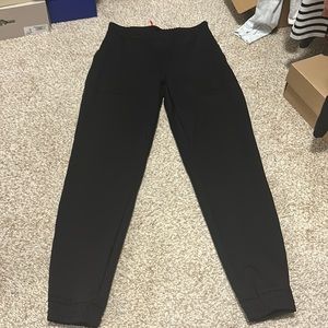Worn once. Spanx Sz M Joggers